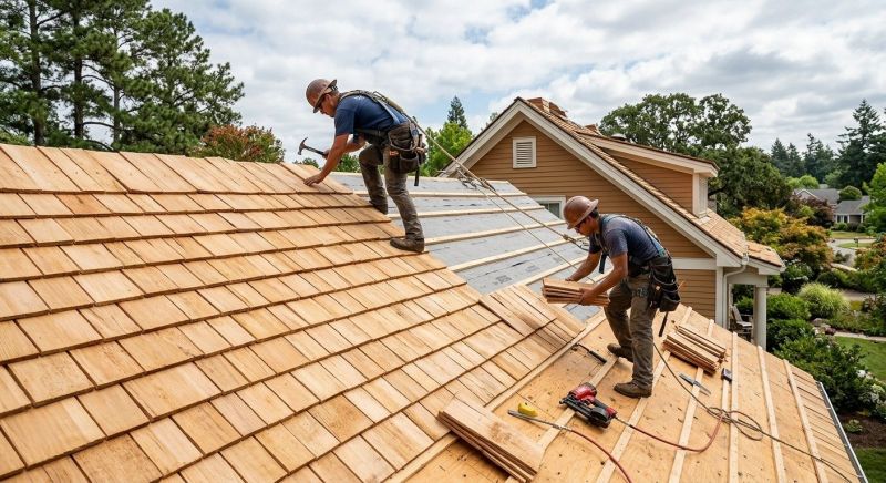 Wood Roofing Installation in Alexandria, VA